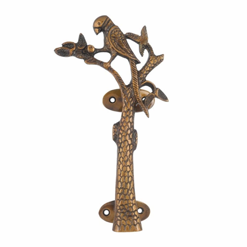 Brass Luxury Door Handle Parrot-shaped 'tamba' / 