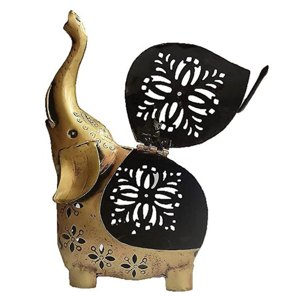 Elephant Design Tea-Light Holder Mini Candle Holder