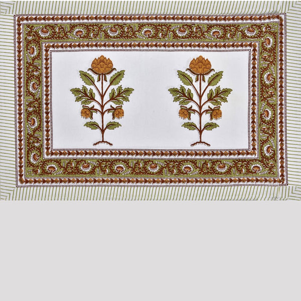 Tree Design Cotton Jaipuri Bedsheet (Double Bed)